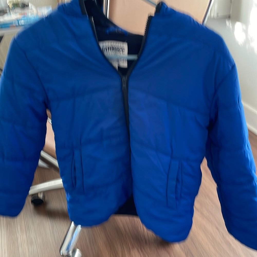 AUTHENTIC GYMBOREE CHILDREN BLUE JACKET SIZE MEDIUM (7 - 8)